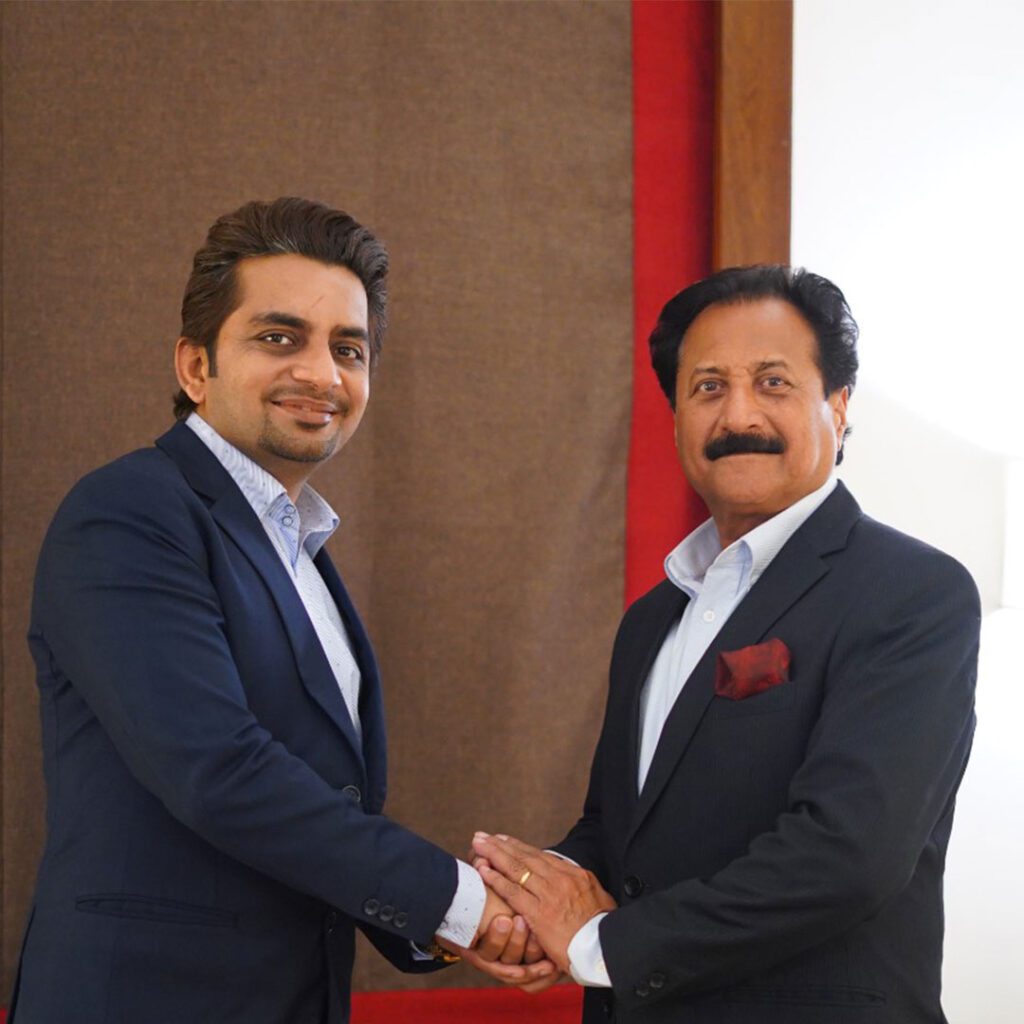 Client Naeem paras with CEO immigration ways